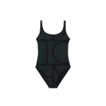 Totême Monogram swimsuit black in Black - Beachwear - Scandinavian Minimalist Luxury at Coveti