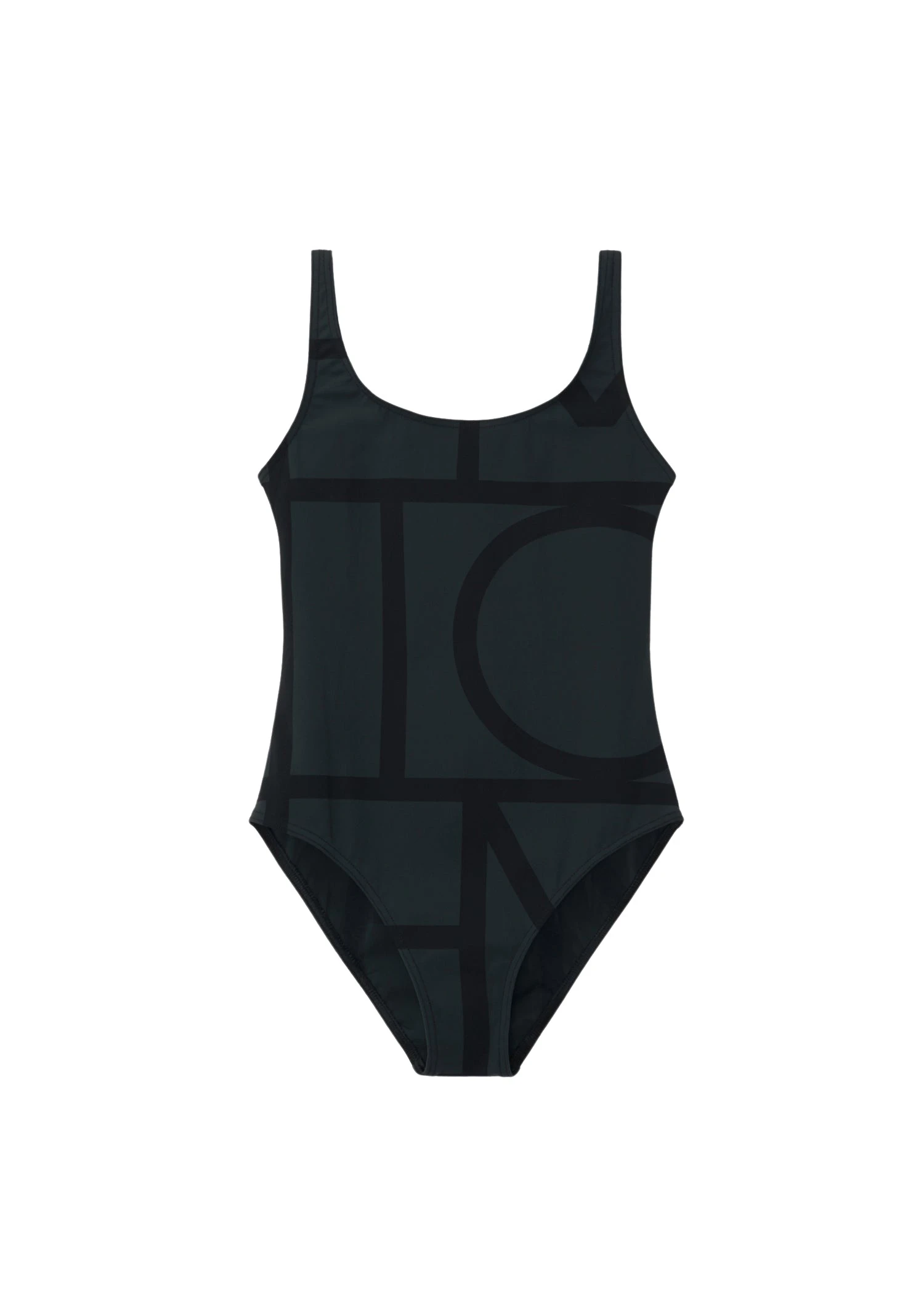 Toteme-Monogram-swimsuit-black-in-Black14797_nobg Totême Monogram swimsuit black in Black - Beachwear - Scandinavian Minimalist Luxury at Coveti