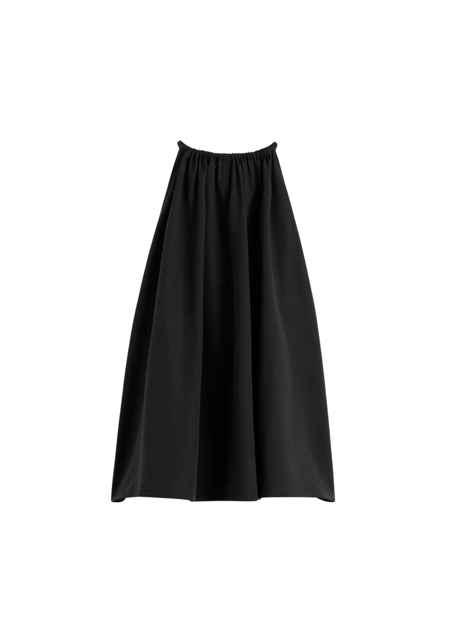 Totême Parachute halter top in Black - Tops - Scandinavian Minimalist Luxury at Coveti