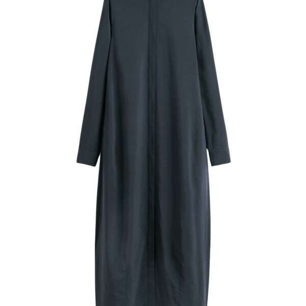 Totême Parachute shirtdress in Nightfall - Dresses - Scandinavian Minimalist Luxury at Coveti