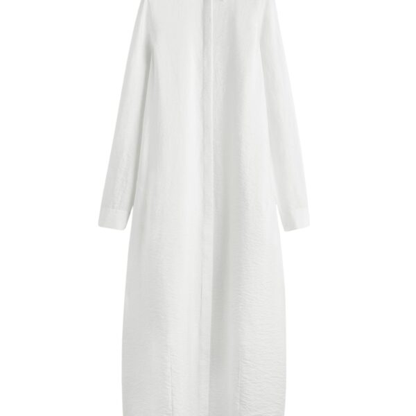 Totême Parachute shirtdress in White - Dresses - Scandinavian Minimalist Luxury at Coveti
