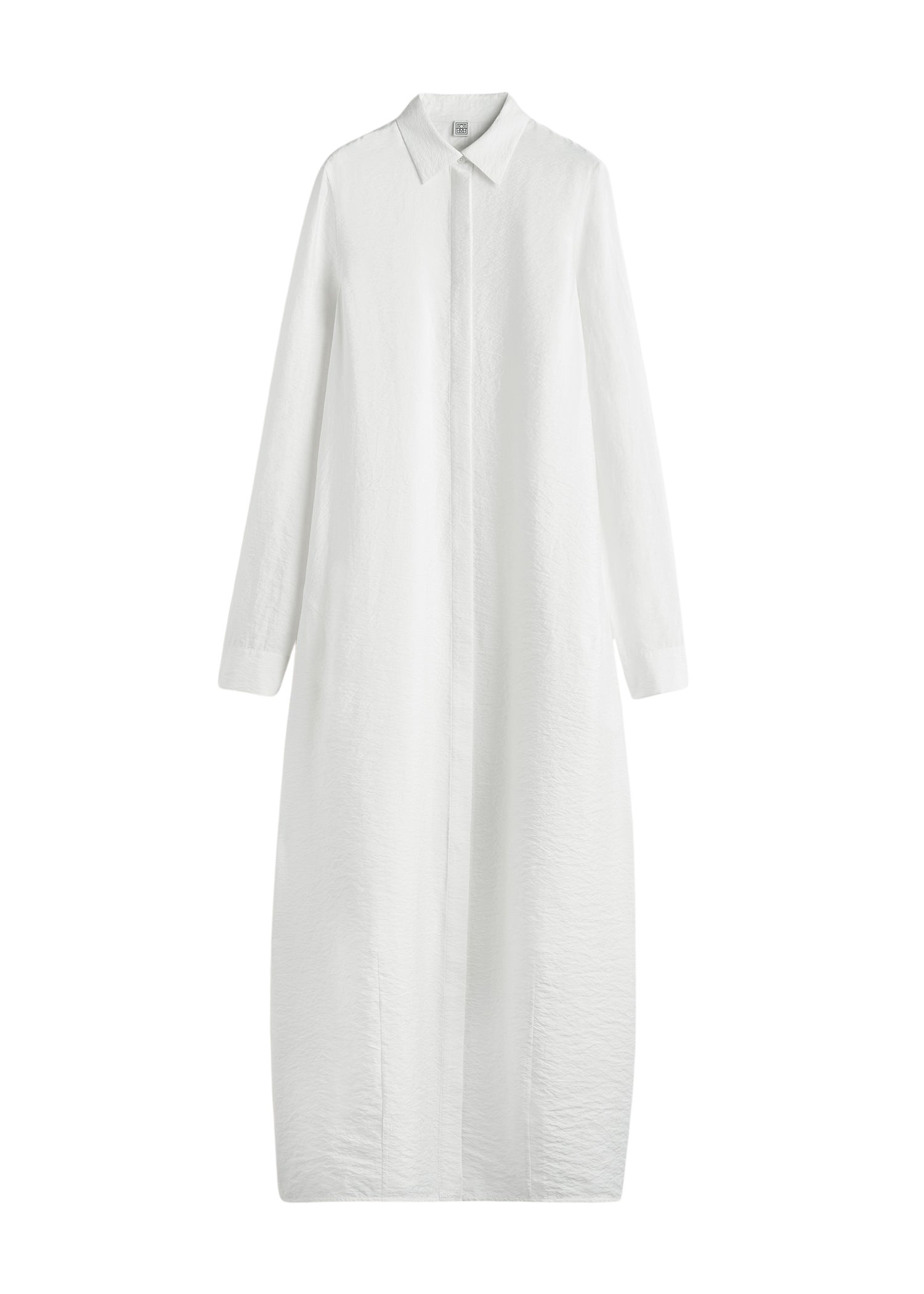 Totême Parachute shirtdress in White - Dresses - Scandinavian Minimalist Luxury at Coveti