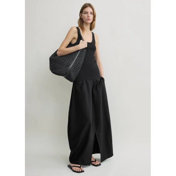Totême Parachute skirt in Black - Skirts - Scandinavian Minimalist Luxury at Coveti