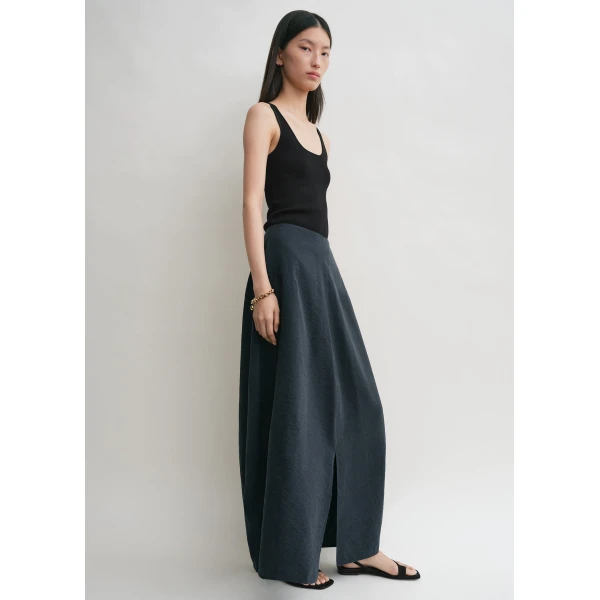 Totême Parachute skirt in Nightfall - Skirts - Scandinavian Minimalist Luxury at Coveti