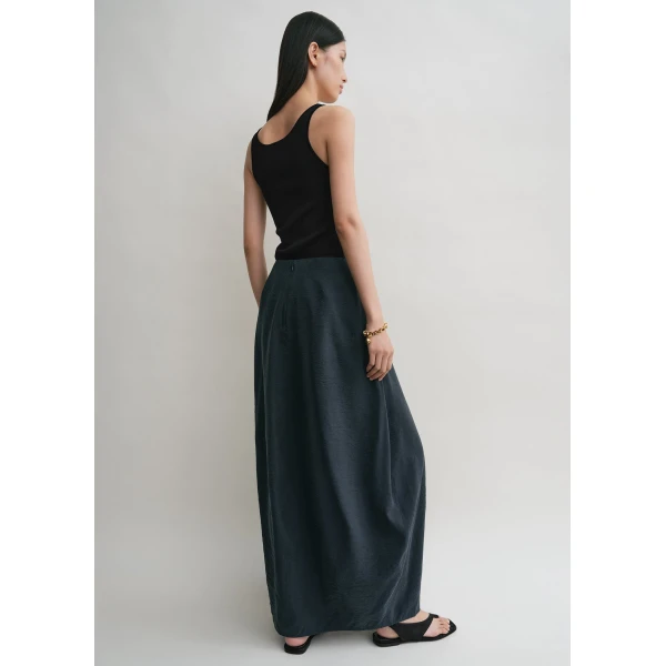 Totême Parachute skirt in Nightfall - Skirts - Scandinavian Minimalist Luxury at Coveti