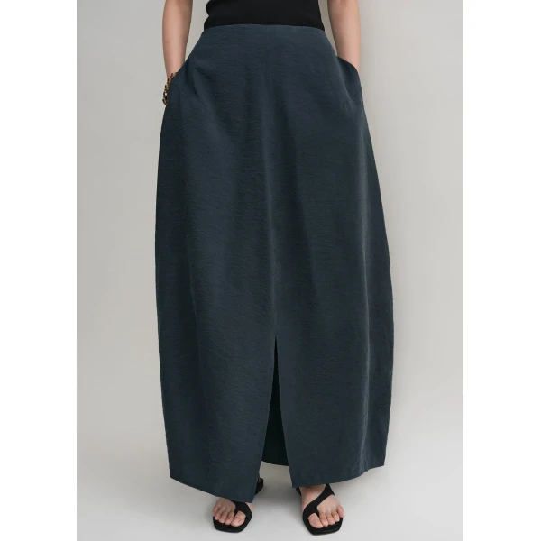 Totême Parachute skirt in Nightfall - Skirts - Scandinavian Minimalist Luxury at Coveti