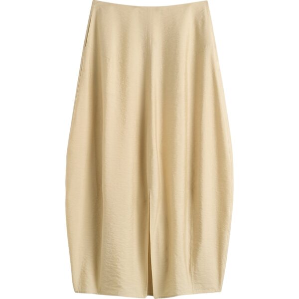 Totême Parachute skirt in Stone - Skirts - Scandinavian Minimalist Luxury at Coveti