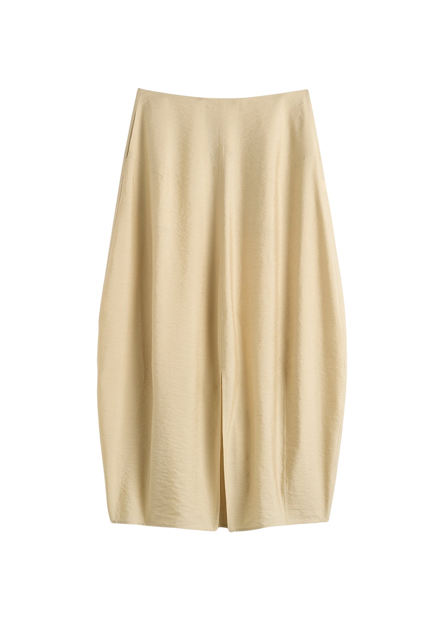Totême Parachute skirt in Stone - Skirts - Scandinavian Minimalist Luxury at Coveti