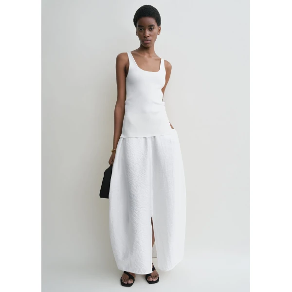 Totême Parachute skirt in White - Skirts - Scandinavian Minimalist Luxury at Coveti