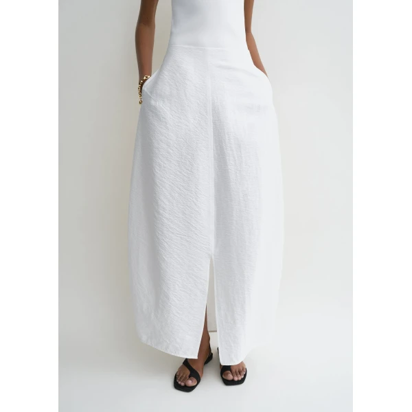 Totême Parachute skirt in White - Skirts - Scandinavian Minimalist Luxury at Coveti