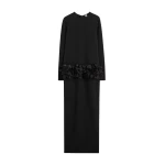 Totême Petal dress in Black - Dresses - Scandinavian Minimalist Luxury at Coveti