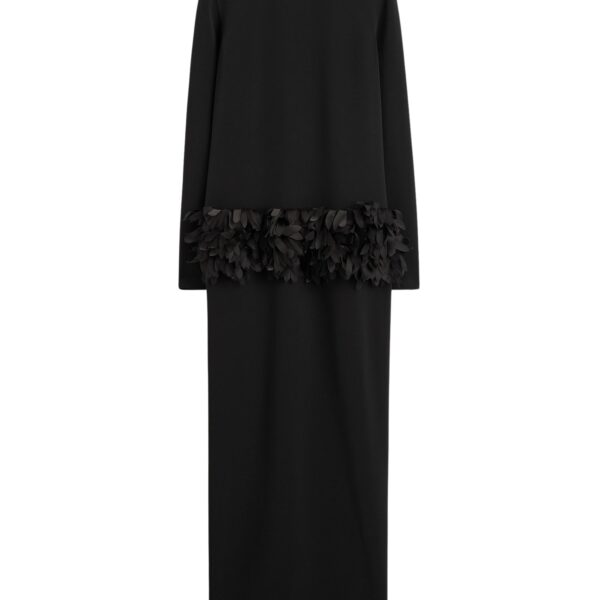 Totême Petal dress in Black - Dresses - Scandinavian Minimalist Luxury at Coveti