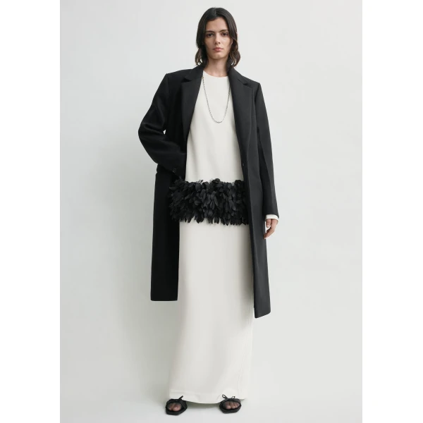 Totême Petal dress in Off-white - Dresses - Scandinavian Minimalist Luxury at Coveti