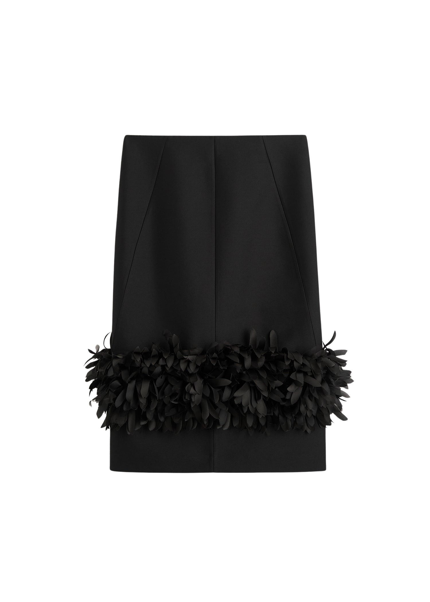Totême Petal skirt in Black - Skirts - Scandinavian Minimalist Luxury at Coveti