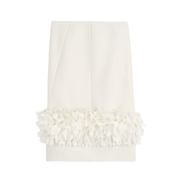 Totême Petal skirt in Ecru - Skirts - Scandinavian Minimalist Luxury at Coveti
