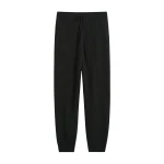 Totême Pintucked sweatpants charcoal in Charcoal melange - Pants - Scandinavian Minimalist Luxury at Coveti