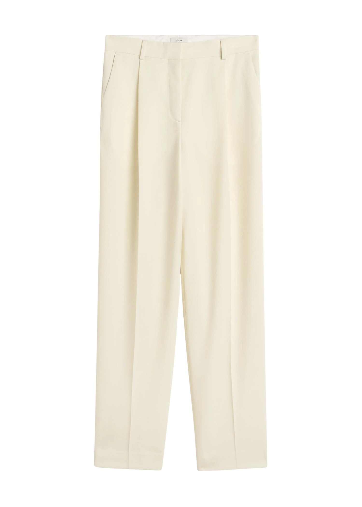 Toteme-Pleat-trousers-in-Off-white68597_nobg Totême Pleat trousers in Off-white - Pants - Scandinavian Minimalist Luxury at Coveti