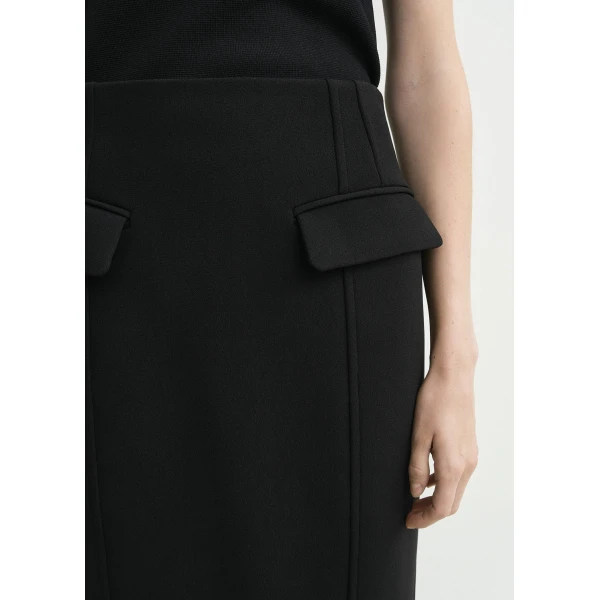 Totême Pocket suit skirt in Black - Skirts - Scandinavian Minimalist Luxury at Coveti