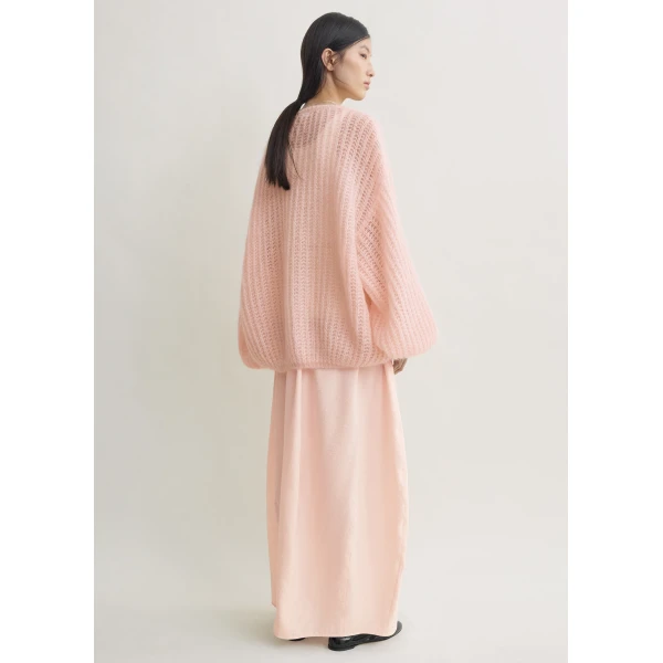 Totême Puffed cardigan in Bloom - Knitwear - Scandinavian Minimalist Luxury at Coveti