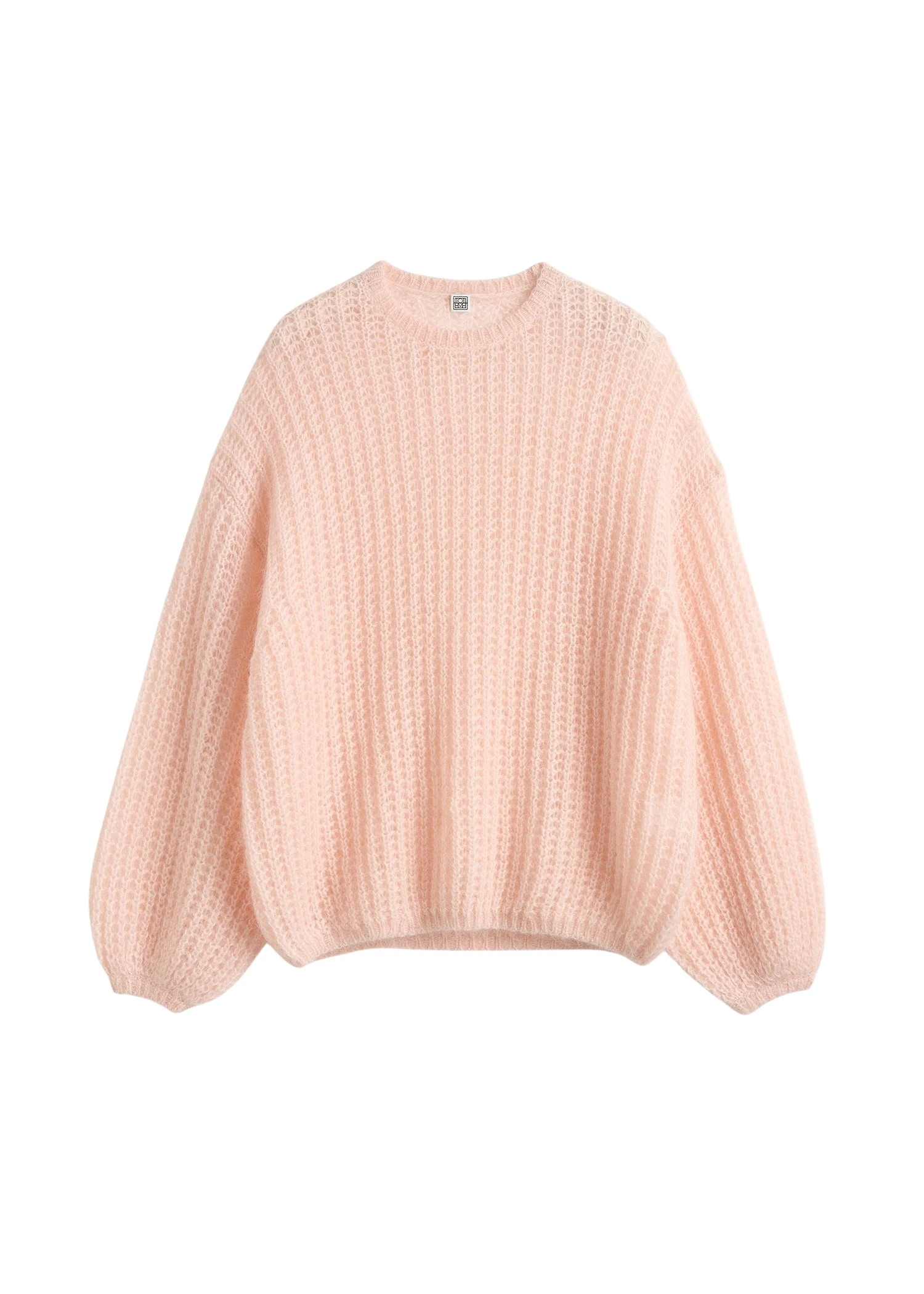 Toteme-Puffed-knit-in-Bloom91045_nobg Totême Puffed knit in Bloom - Knitwear - Scandinavian Minimalist Luxury at Coveti