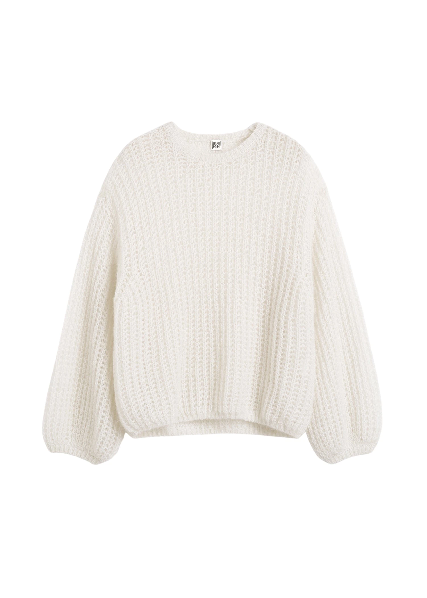Toteme-Puffed-knit-off-white-in-Off-white63801_nobg Totême Puffed knit off-white in Off white - Knitwear - Scandinavian Minimalist Luxury at Coveti