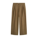 Totême Relaxed chino trousers in Hazel - Pants - Scandinavian Minimalist Luxury at Coveti