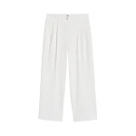 Totême Relaxed chino trousers in White - Pants - Scandinavian Minimalist Luxury at Coveti