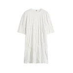 Totême Relaxed tee dress in Off-white - Tops - Scandinavian Minimalist Luxury at Coveti