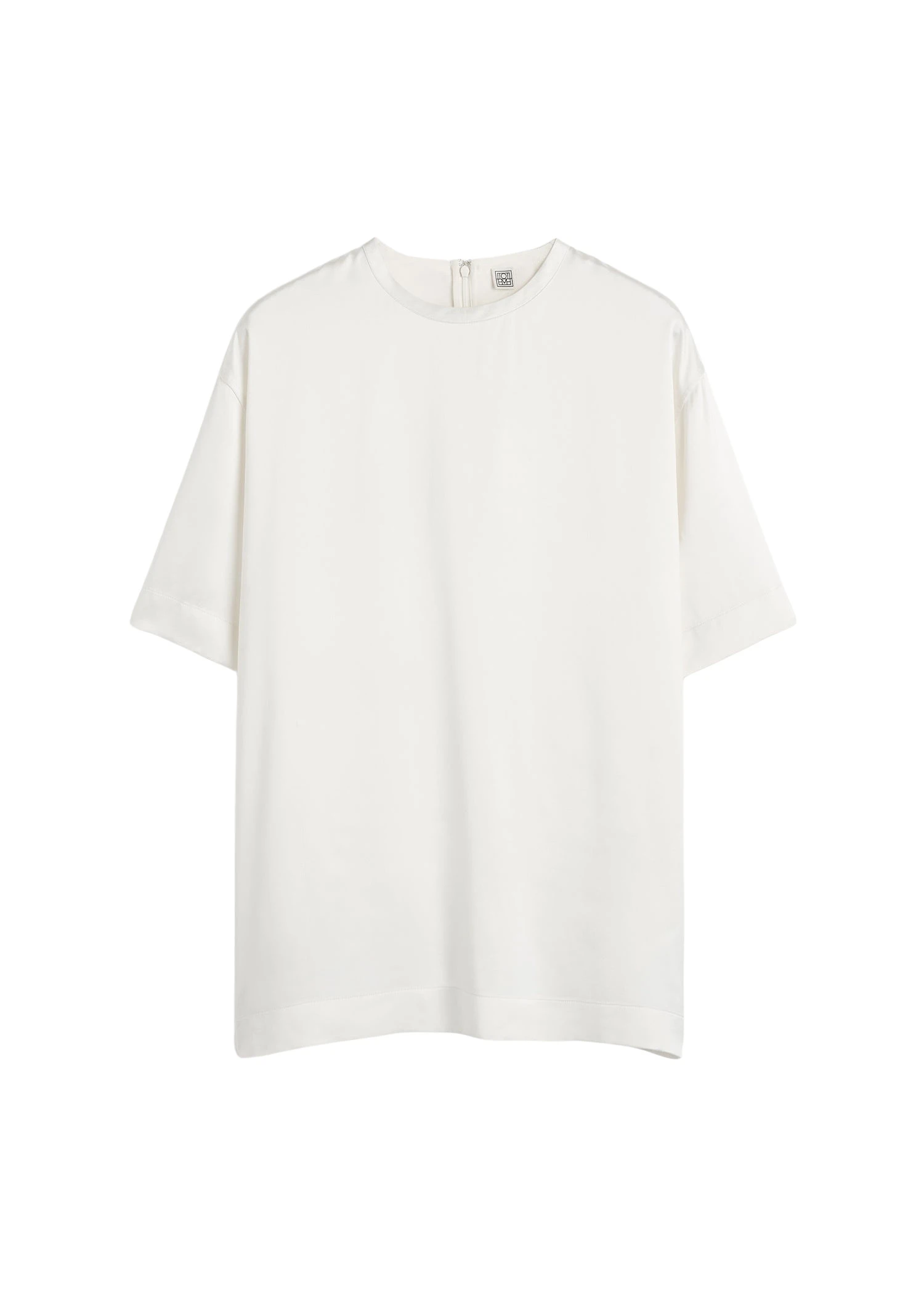 Toteme-Satin-tee-in-White41288_nobg Totême Satin tee in White - Tops - Scandinavian Minimalist Luxury at Coveti