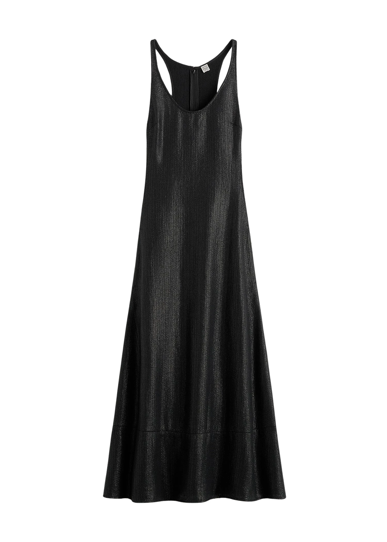 Totême Sculpted cotton dress in Black - Dresses - Scandinavian Minimalist Luxury at Coveti