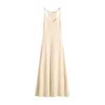 Totême Sculpted cotton dress in Ecru - Dresses - Scandinavian Minimalist Luxury at Coveti