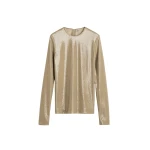 Totême Sequin top in Latte - Tops - Scandinavian Minimalist Luxury at Coveti