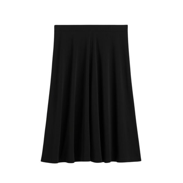 Totême Short fluid jersey skirt in Black - Skirts - Scandinavian Minimalist Luxury at Coveti