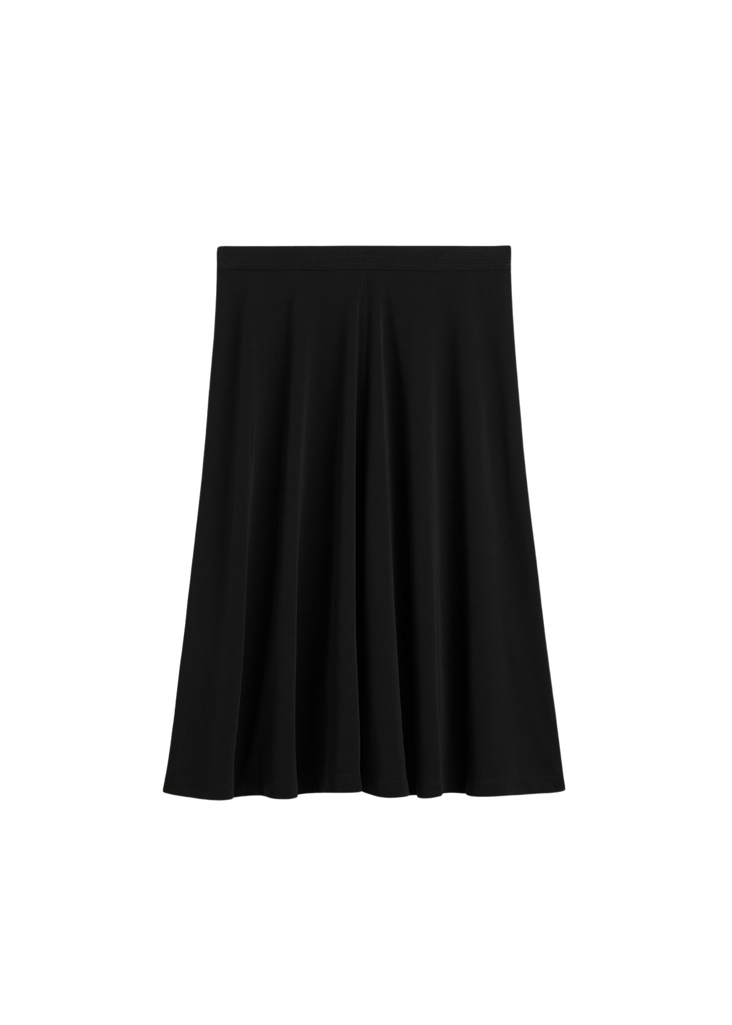 Totême Short fluid jersey skirt in Black - Skirts - Scandinavian Minimalist Luxury at Coveti