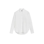 Totême Signature cotton shirt in White - Tops - Scandinavian Minimalist Luxury at Coveti
