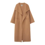 Totême Signature wool cashmere coat in Camel - Coats - Scandinavian Minimalist Luxury at Coveti