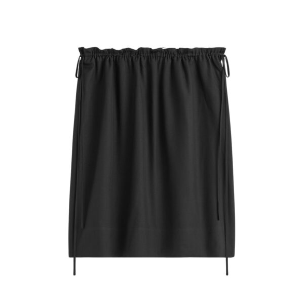 Totême Silk pj skirt in Black - Skirts - Scandinavian Minimalist Luxury at Coveti