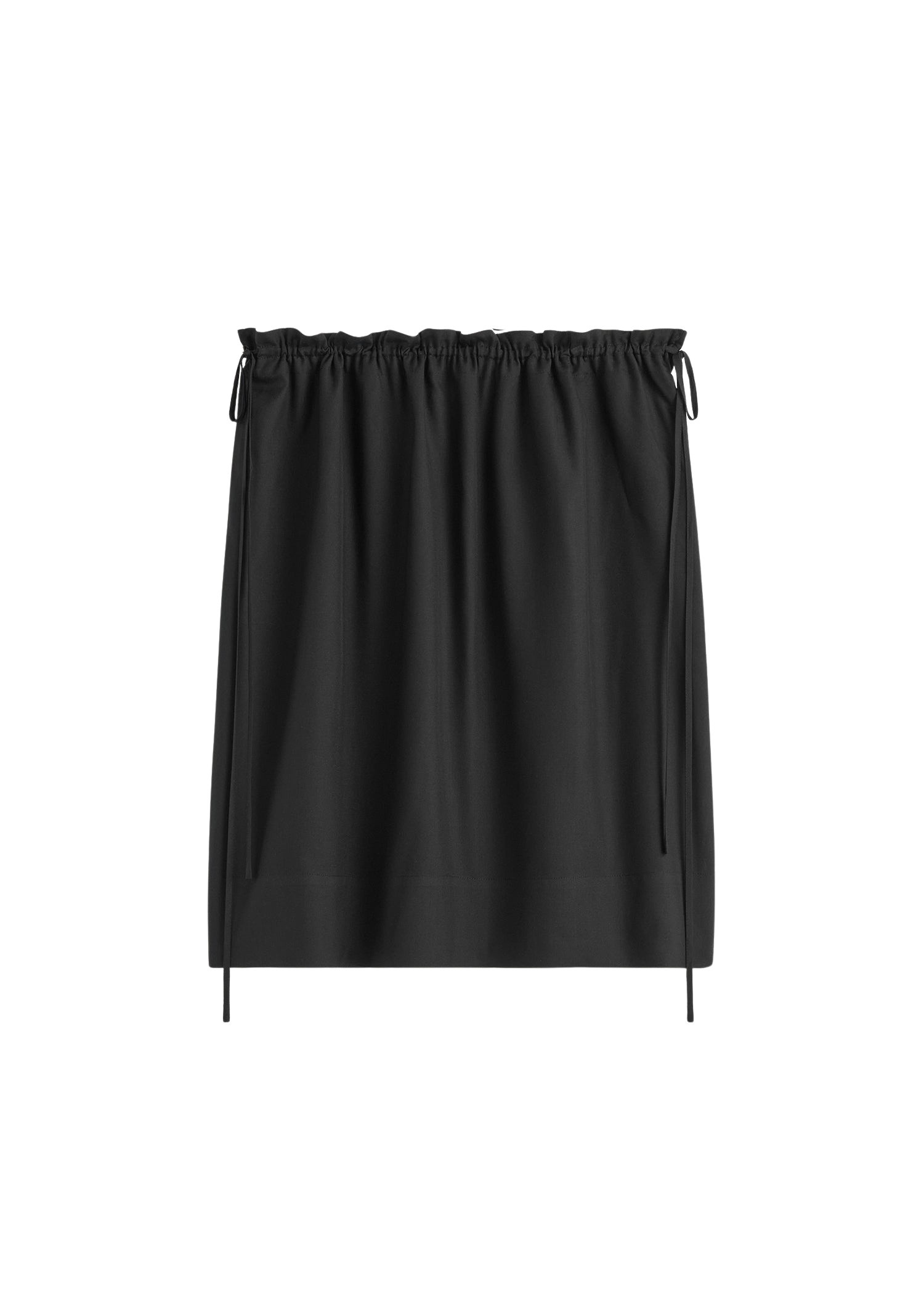 Totême Silk pj skirt in Black - Skirts - Scandinavian Minimalist Luxury at Coveti