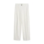 Toteme-Single-pleat-cotton-trousers-in-White74583_nobg Totême Single pleat cotton trousers in White - Pants - Scandinavian Minimalist Luxury at Coveti