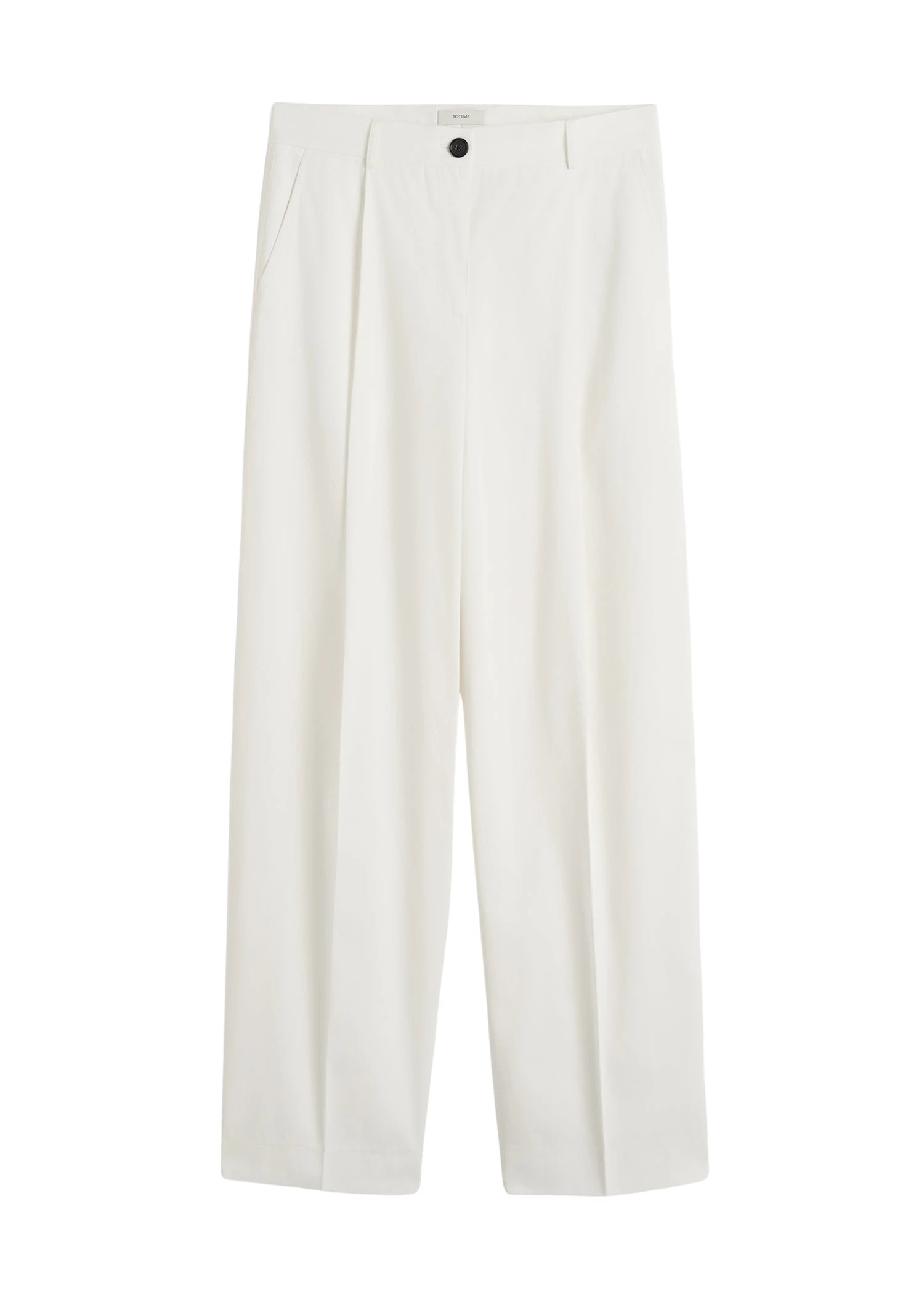 Toteme-Single-pleat-cotton-trousers-in-White74583_nobg Totême Single pleat cotton trousers in White - Pants - Scandinavian Minimalist Luxury at Coveti