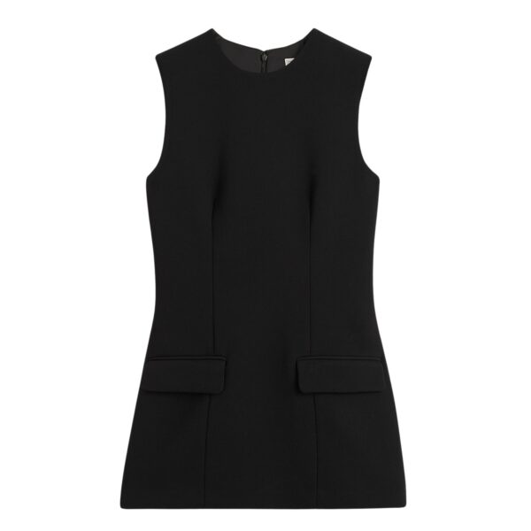 Totême Sleeveless pocket top in Black - Tops - Scandinavian Minimalist Luxury at Coveti