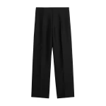 Totême Slim evening trousers in Black - Pants - Scandinavian Minimalist Luxury at Coveti