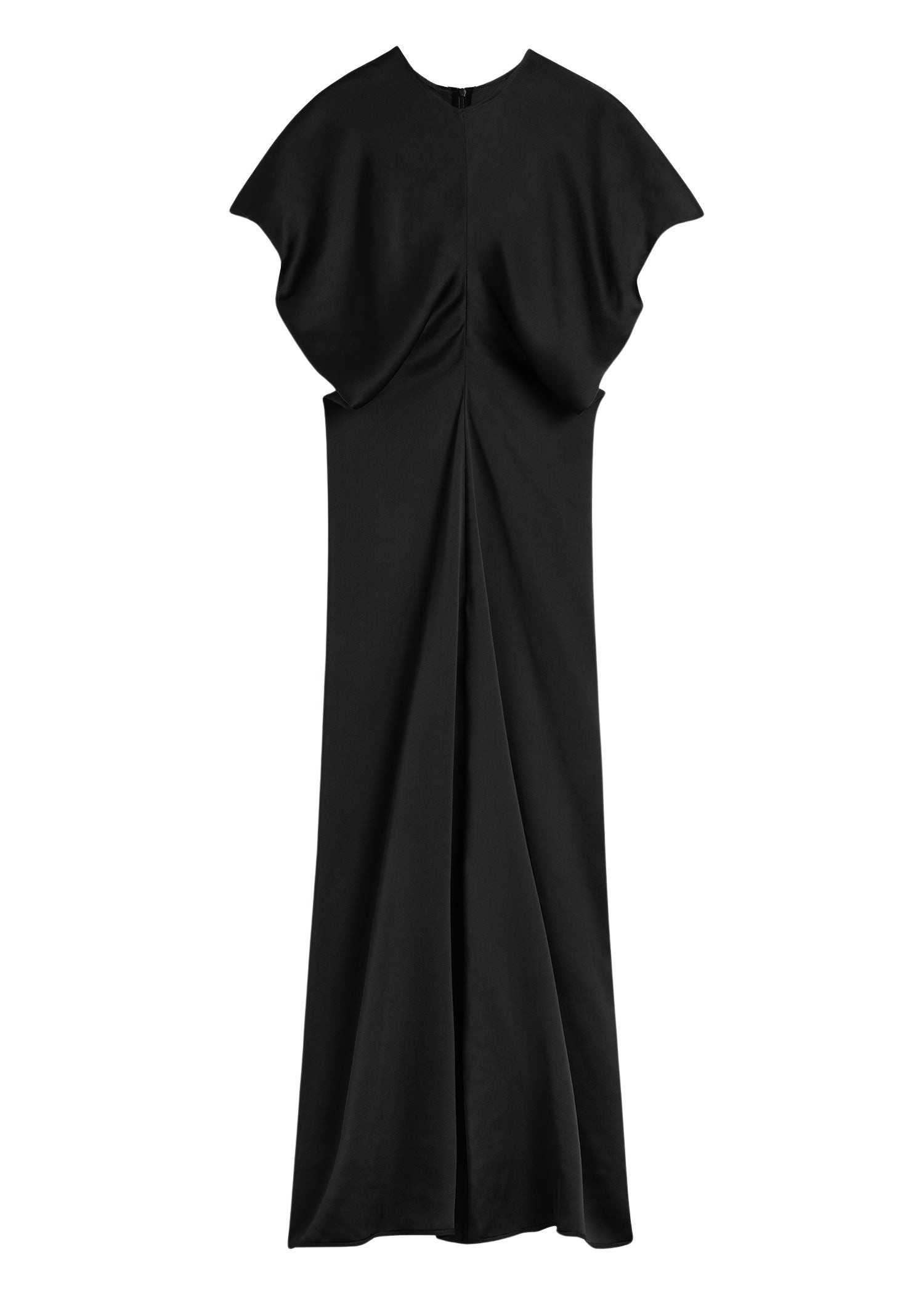 Totême Slouch waist dress in Black - Dresses - Scandinavian Minimalist Luxury at Coveti