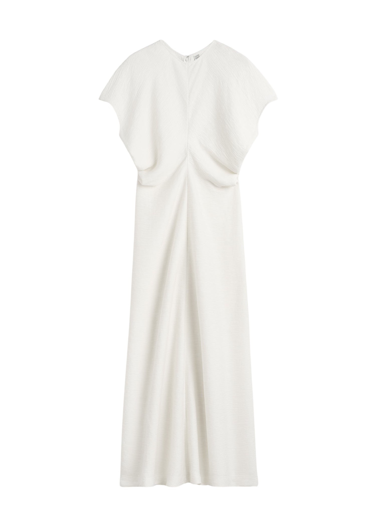 Totême Slouch waist dress in Off-white - Dresses - Scandinavian Minimalist Luxury at Coveti
