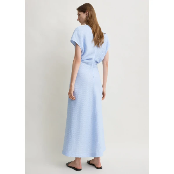 Totême Slouch waist dress in Sky - Dresses - Scandinavian Minimalist Luxury at Coveti