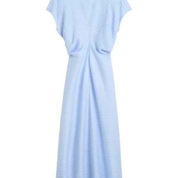 Totême Slouch waist dress in Sky - Dresses - Scandinavian Minimalist Luxury at Coveti