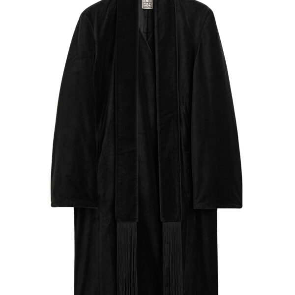 Totême Smoking coat in Black - Coats - Scandinavian Minimalist Luxury at Coveti