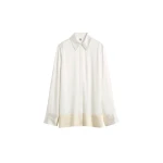 Totême Soft tuxedo shirt in White - Tops - Scandinavian Minimalist Luxury at Coveti