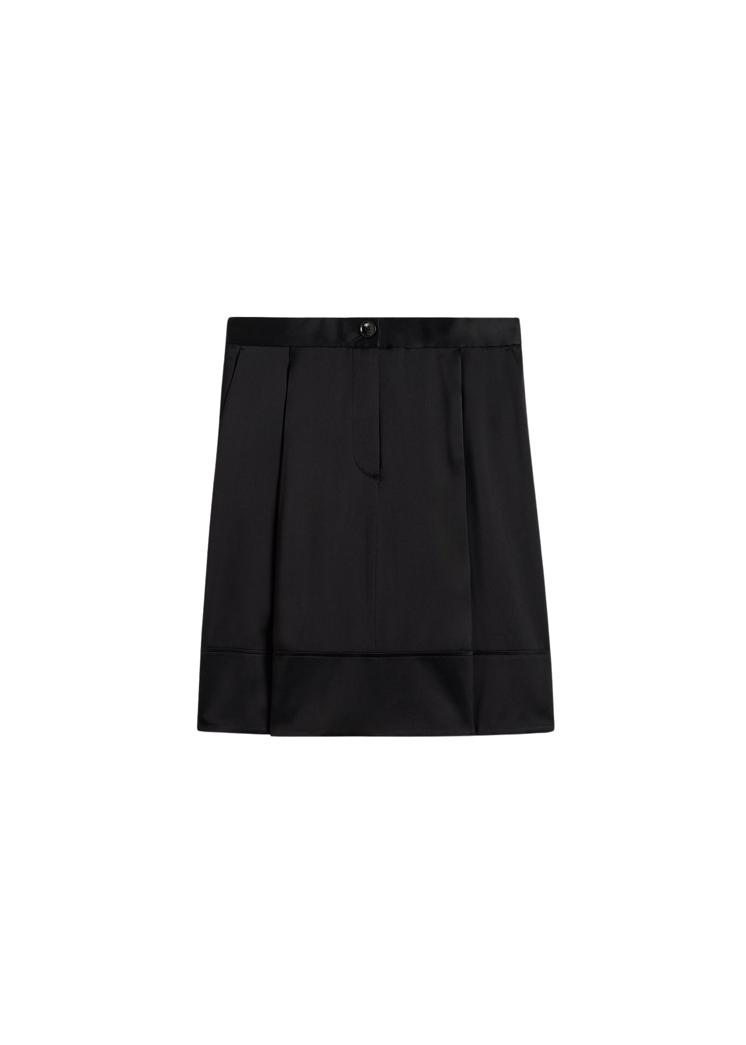 Totême Soft tuxedo skirt in Black - Skirts - Scandinavian Minimalist Luxury at Coveti