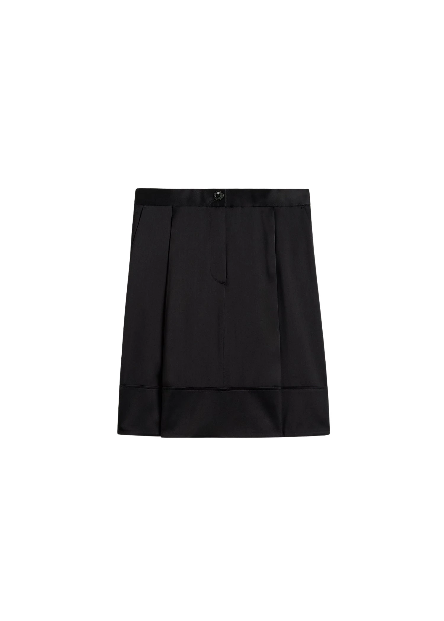 Toteme-Soft-tuxedo-skirt-in-Black30016_nobg Totême Soft tuxedo skirt in Black - Skirts - Scandinavian Minimalist Luxury at Coveti